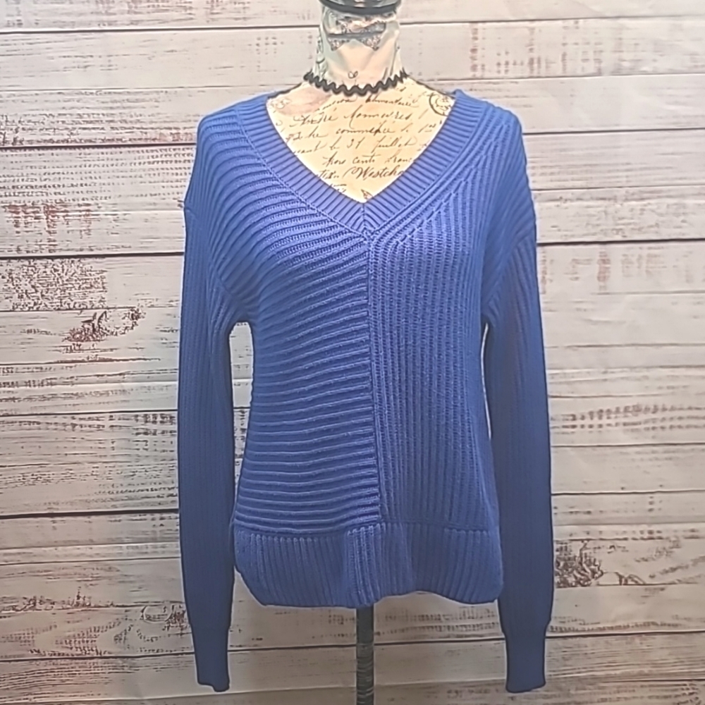 Simply Vera Verawang Chunky v neck sweater